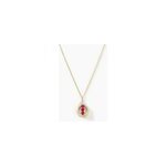 Collier aurora or jaune rubis et diamant
