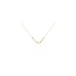 Collier azteque plaqu or jaune spinelle