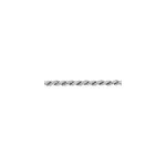 Collier cacilda maille corde argent blanc