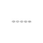 Collier carrus argent blanc