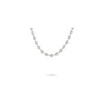 Collier carrus argent blanc