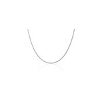 Collier casper argent blanc