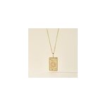 Collier cassiopee plaqu� or jaune