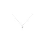 Collier charlene or blanc diamant synthetique Collier charlene or blanc diamant synthetique