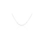 Collier chiarina argent blanc