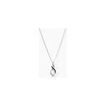 Collier claudia argent blanc oxyde de zirconium