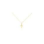 Collier cobeia or jaune oxyde de zirconium