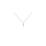 Collier cornucopia argent blanc