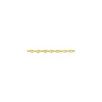 Collier dami maille grain de caf
