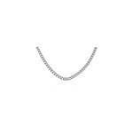 Collier daniel acier blanc