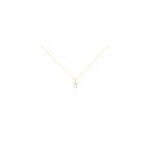 Collier delight or jaune perle de culture et diamant
