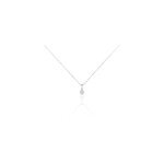 Collier domitia or blanc diamant