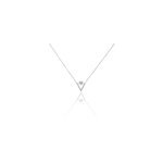 Collier domnika argent blanc oxyde de zirconium