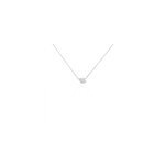 Collier flamen argent blanc oxyde de zirconium