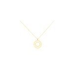 Collier florent or jaune