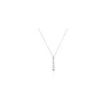 Collier georas or blanc oxyde
