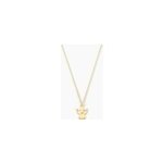 Collier hallie ange et coeur or jaune