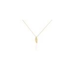 Collier hanae plaqu� or jaune