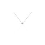 Collier isabel argent blanc oxyde de zirconium Collier isabel argent blanc oxyde de zirconium