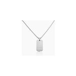 Collier italo acier blanc