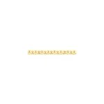 Collier ivy maille haricot or jaune