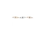 Collier izar torsadee or bicolore