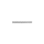 Collier izel maille anglaise or blanc