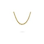 Collier jerry danilo maille corde et venitienne or bicolore