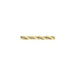 Collier jerry maille corde et venitienne or bicolore