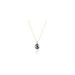 Collier jodocus or jaune perle de tahiti oxyde zirconium Collier jodocus or jaune perle de tahiti oxyde zirconium