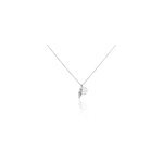 Collier karrie argent blanc oxyde de zirconium