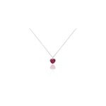 Collier lara argent blanc