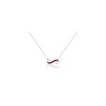 Collier leevi argent blanc