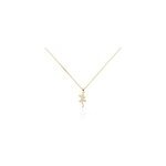 Collier lehar plaqu or oxyde