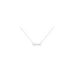Collier lorayne argent blanc