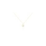 Collier lucinda or jaune perle de culture et oxyde de zirconium