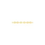 Collier maille dami maille grain de cafe or jaune