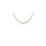 Collier maille or jaune
