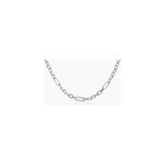 Collier maille palerme acier blanc