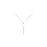 Collier mariana argent blanc