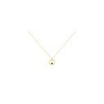 Collier martella or jaune rubis