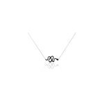 Collier muses argent oxydes de zirconium Collier muses argent oxydes de zirconium