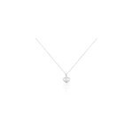 Collier nalan argent blanc oxyde de zirconium