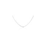 Collier nexus argent blanc oxyde de zirconium