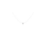 Collier nylon argent blanc oxyde