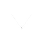 Collier nylon argent blanc oxyde