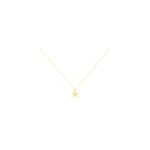 Collier or jaune aenor motif etoile de mer