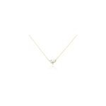 Collier or jaune isidor oxydes de zirconium