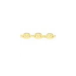 Collier maille dami maille grain de cafe or jaune