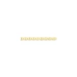 Collier or jaune maille marine